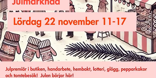 Julmarknad R\u00f6da Korset Mariedal