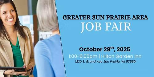 5th Annual Greater Sun Prairie Area Job Fair