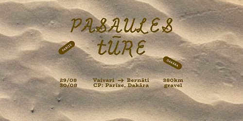 Pasaules Tūre | Parīze - Dakāra