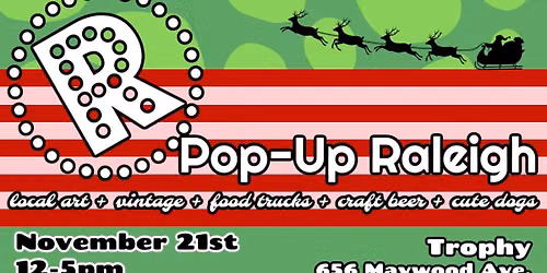 Pop-Up Raleigh November 21st Market