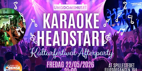 \ud83c\udfa4\ud83e\udea9KARAOKE HEADSTART Kulturfestival Afterparty\ud83e\udea9\ud83c\udfa4