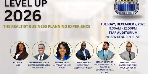 Level Up 2026: THE REALTIST BUSINESS PLANNING EXPERIENCE