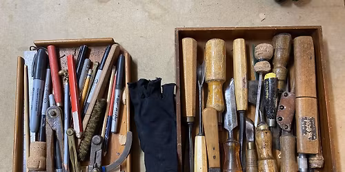 A drop-in wood carving demonstration with expert carver Stephen Myhre