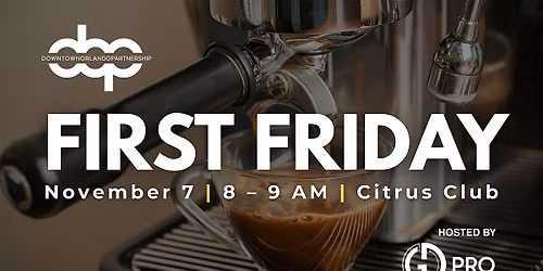 DOP's First Friday Networking Coffee, Hosted by GD Pro