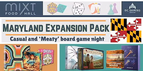 Maryland Expansion Pack: Social Board Game Night!