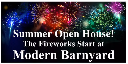 Summer Open House at Modern Barnyard! Saturday, June 6th 10am-6pm FREE Candles & Free Goodie Bags!