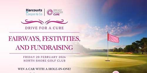 Drive for a Cure Golf Day by Harcourts Cooper & Co