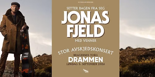 Jonas Fjeld setter bagen fra seg // Bragernes Torg // UTSOLGT!