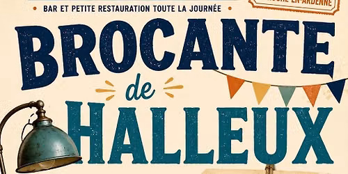 22\u00e9me Brocante de Halleux