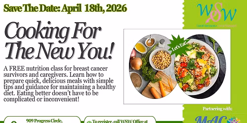 Cooking For The New You! - Nutrition Class