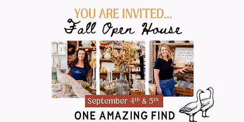 Fall Open House at One Amazing Find