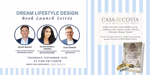 Dream Lifestyle Design | Book Launch Soir\u00e9e at Casa Costa