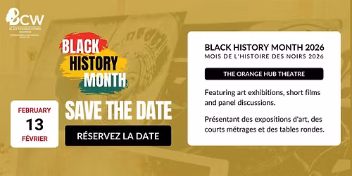 BCW Black History Month 2026 - SAVE THE DATE