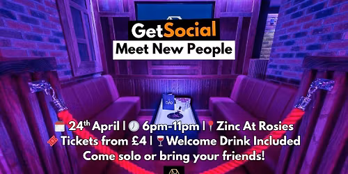 GetSocial Drinks | Meet New People & Make Friends (20s\u201340s) \ud83c\udf79