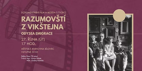 prom\u00edt\u00e1n\u00ed dokument\u00e1rn\u00edho filmu \u2022 RAZUMOV\u0160T\u00cd Z VIK\u0160TEJNA: Odysea emigrace