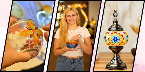 Mosaic Art Class in Fort Worth, TX: Turkish Lamp Workshop