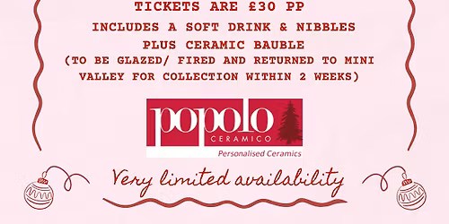 Sip n' Paint Evening Christmas Bauble Edition- Adults only