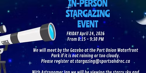 In Person Star Gazing Event