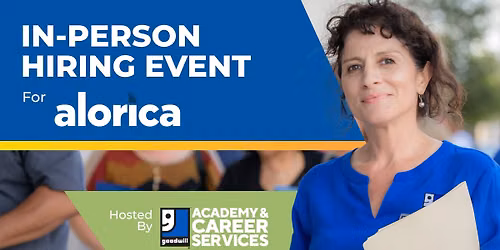 In-Person Hiring Event hosted by Goodwill Academy & Career Services