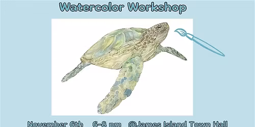 Sea Turtle Watercolor Workshop