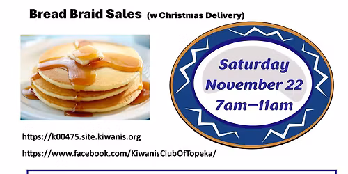 KCOT Pancake Feed & Silent Auction with Bread Braid Sales