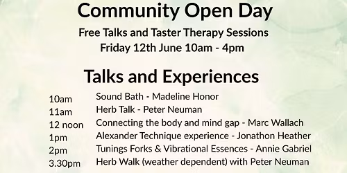 Community Open Day 