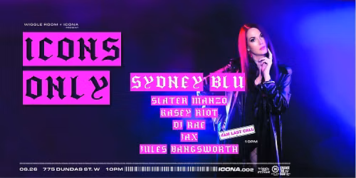 ICONS Only: SYDNEY BLU | 4AM LAST CALL