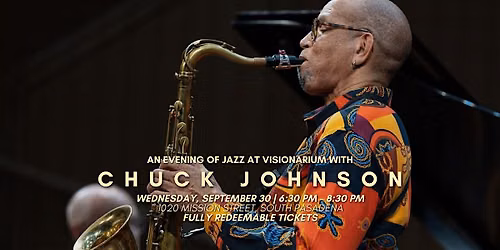 An Evening of Jazz with Chuck Johnson at Visionarium