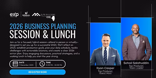 2026 Business Planning Session & Lunch