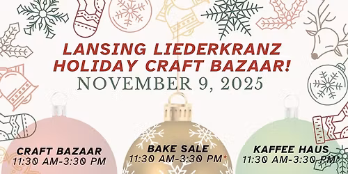 Lansing Liederkranz Holiday Bazaar
