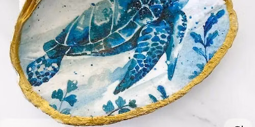 Coastal Keepsakes: A Decoupage Shell Workshop