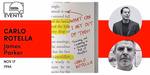 Carlo Rotella with James Parker: What Can I Get Out of This?