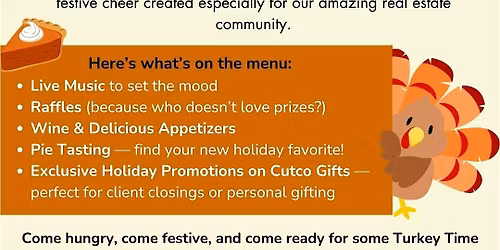 The Turkey Time Social: A Pre-Holiday Celebration for Real Estate Pros