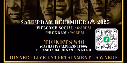 Black and Gold Phounder\u2019s Day Gala