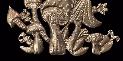 Fungi Fest NZ | Zentangle Metal Mushroom workshop with Ninette Kruger