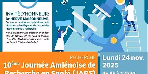 Journ\u00e9e Ami\u00e9noise de Recherche en Sant\u00e9 2025