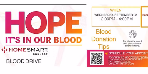 Community Blood Drive Hosted by HomeSmart Connect Real-Estate
