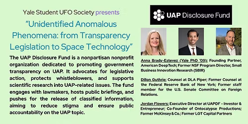 Unidentified Anomalous Phenomena: Transparency Legislation to Space Tech