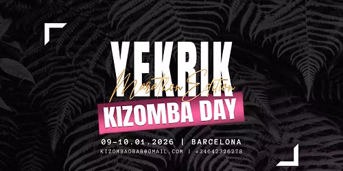 YEKRIK KIZOMBA DAYS 2026 | Marathon Edition\ud83d\udccd BARCELONA CITY CENTER  \ud83c\uddea\ud83c\uddf8