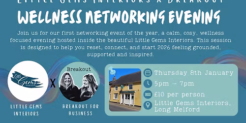 Wellness networking Event - Little Gems x Breakout
