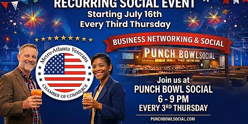 Metro Atlanta Veterans Chamber Business Networking Social