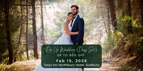 Sudbury Pop Up Wedding Dress Sale