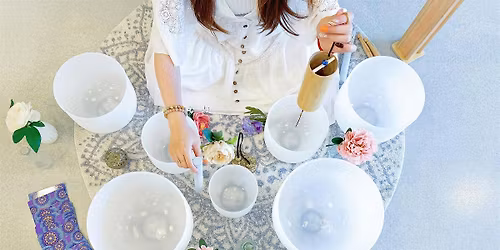 Full Moon Sound Bath & Reiki Infused with Flower Essence Journey with Vicky