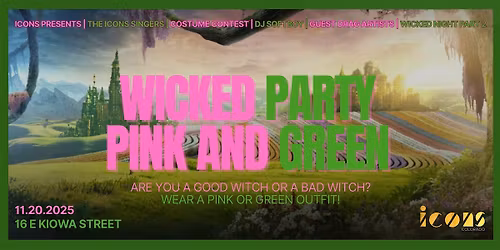 WICKED PARTY - PINK AND GREEN