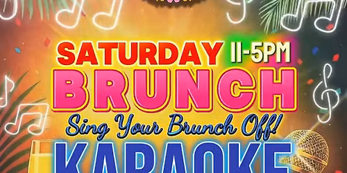 Saturday Brunch Karaoke \ud83c\udfa4\u2728\ud83e\udd42Sing Your Brunch Off at Central Shore! \ud83c\udfb6\ud83c\udf34