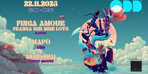 ODD presents Finca Amour (Franca B2b Mimi Love) + Mapo + Moloquai