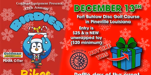 12th Annual Birdies 4 Bikes Presented By: Goldman Equipment