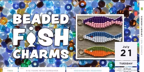 Beaded Fish Charms