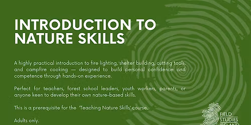 Introduction to \u2018Nature Skills\u2019
