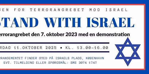 Markering af 2-årsdagen for terrorangrebet på Israel